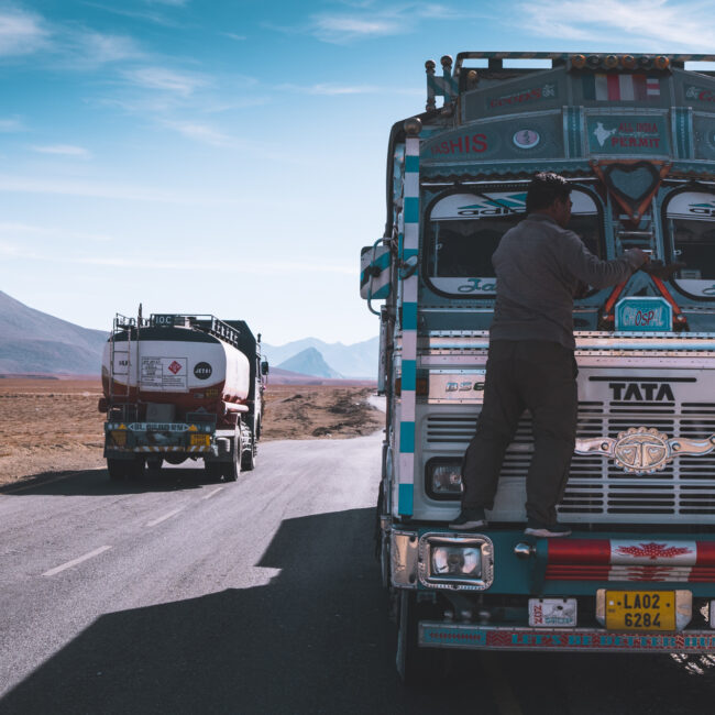 Ladakh, Keylong-Leh road