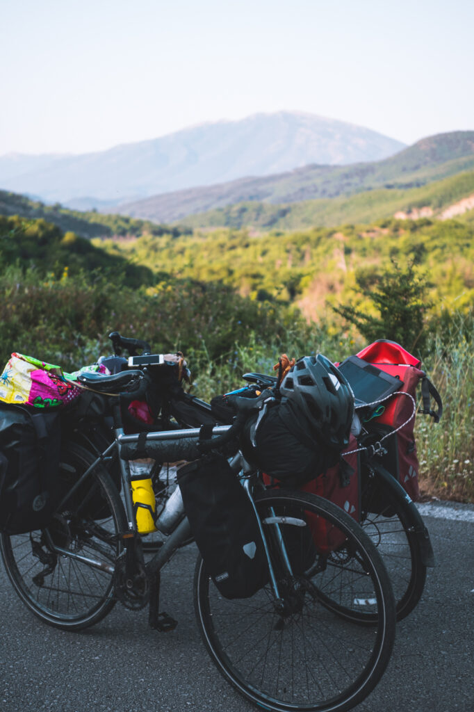 Voyage en vélo en Grèce