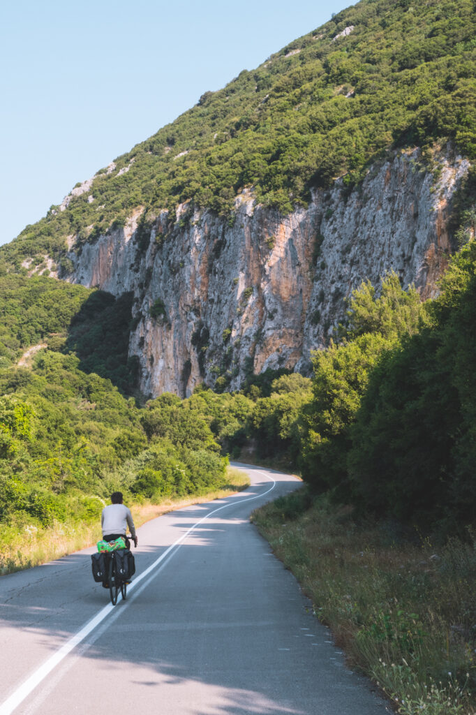 Voyage en vélo en Grèce