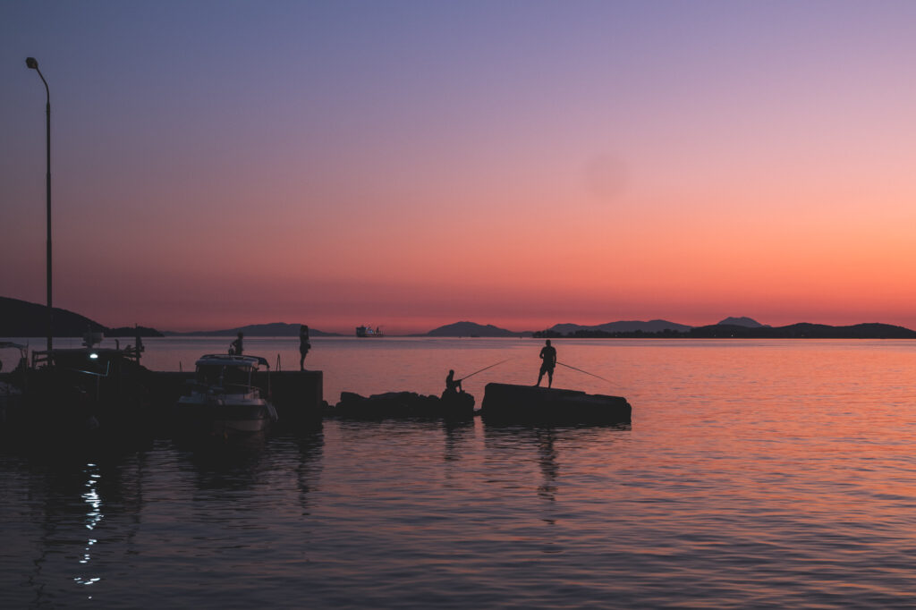 Igoumenitsa coucher de soleil