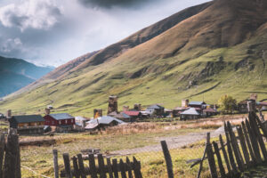 Village d'Ushguli en Géorgie
