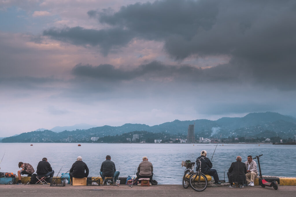 Pecheurs de Batumi, Georgie