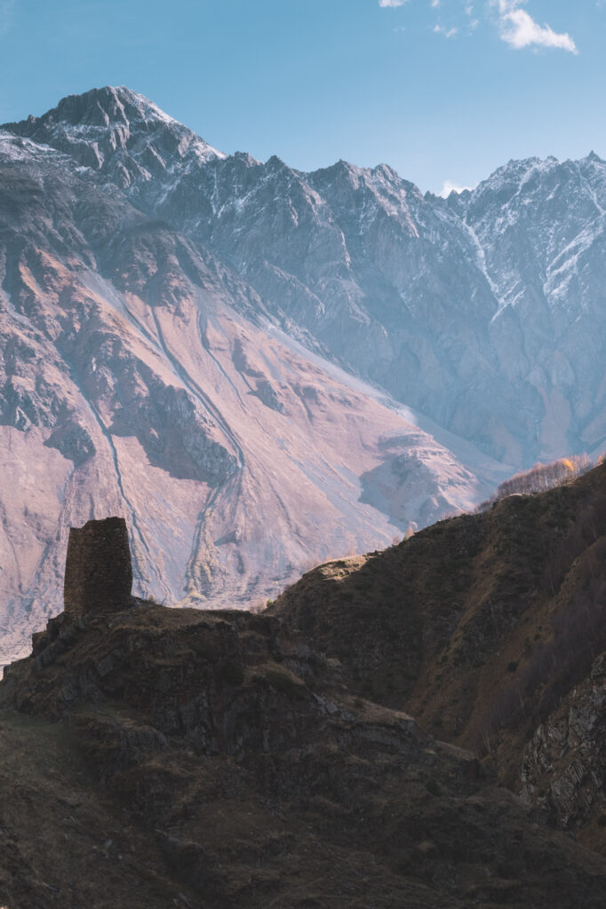 Stepantsminda en automne